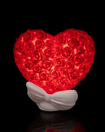 Valentines Day Heart Lamp